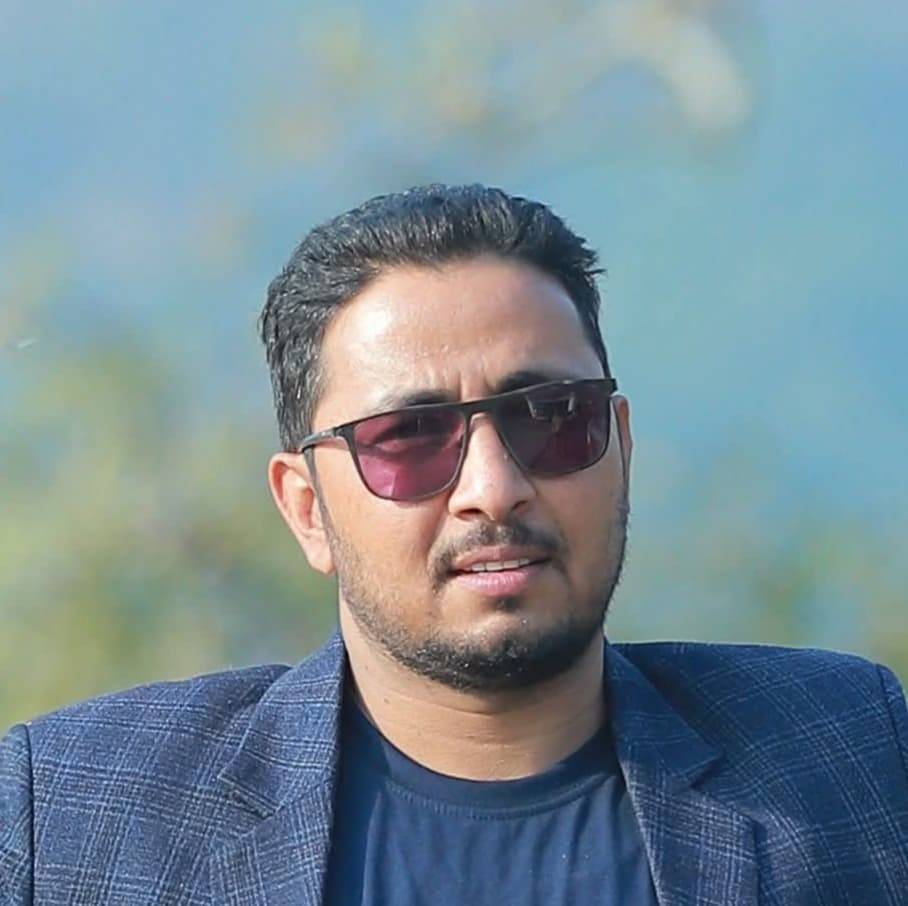 Portrait of Sudarshan Prashad Bhatt
